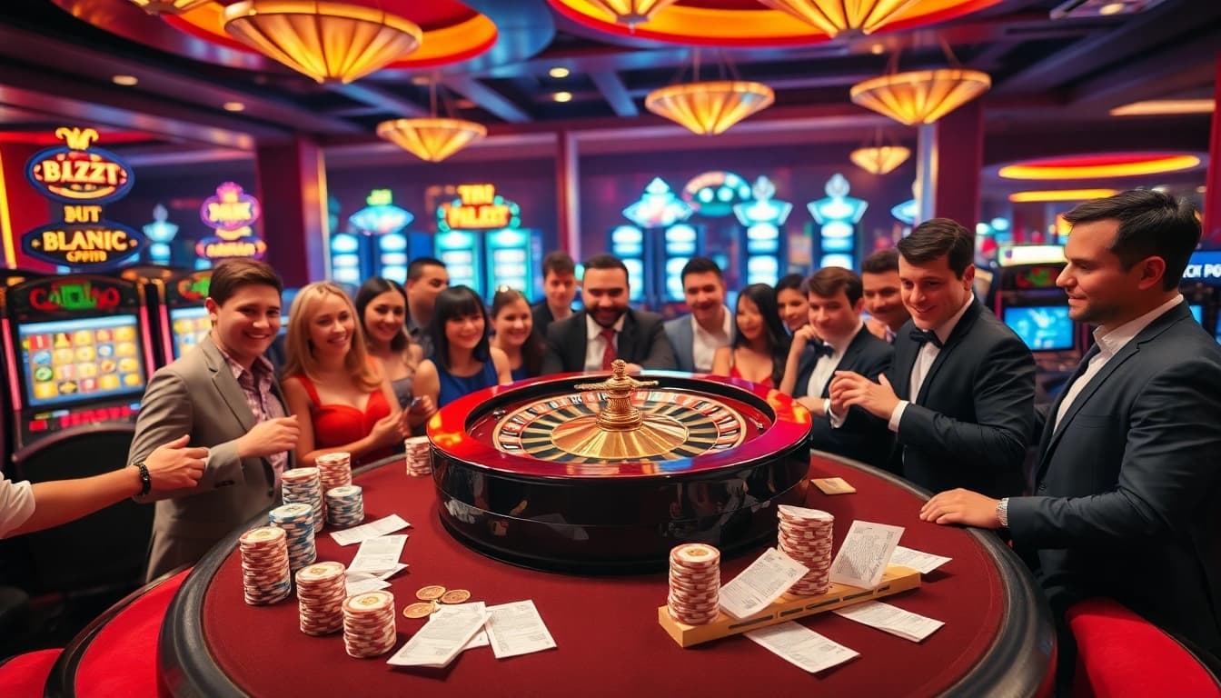 Join the excitement of BDTK66 with vibrant roulette action and colorful chips.