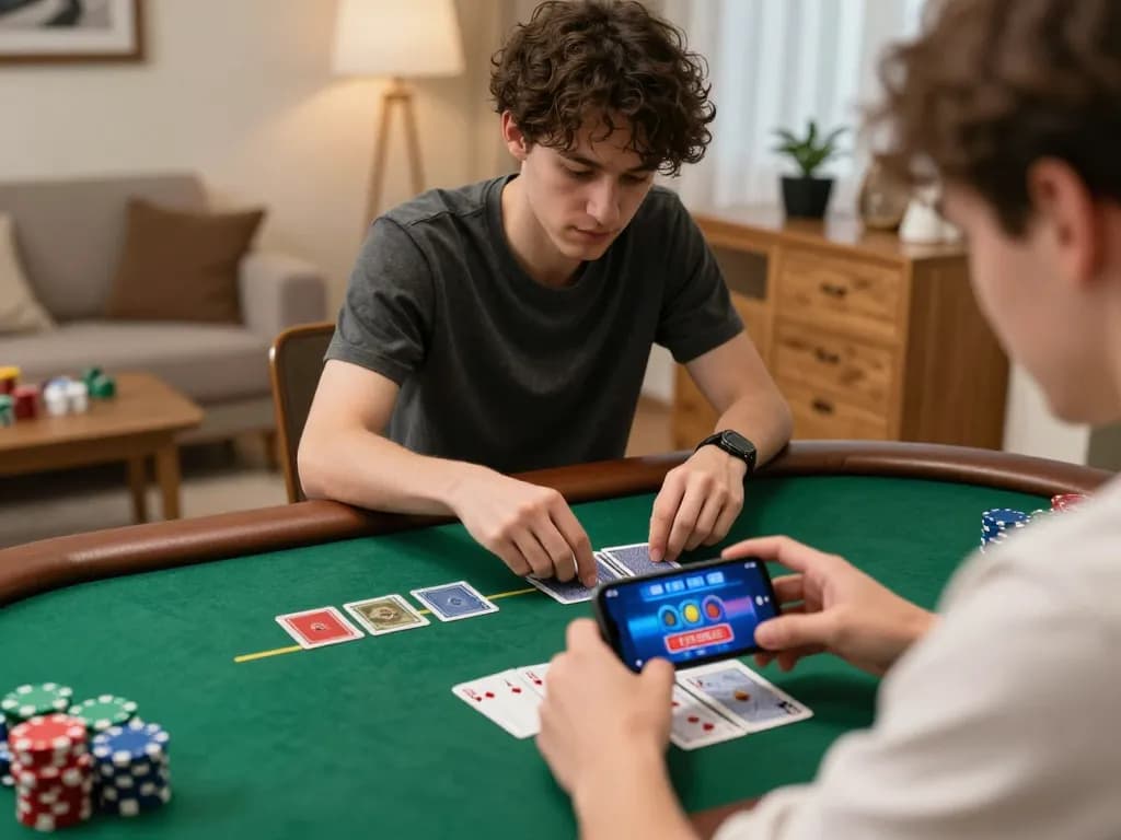 Experience winning strategies with blueskybuds in an immersive online poker game environment.