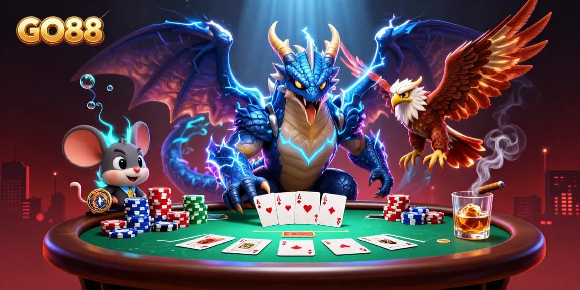 Engage in thrilling GO88 casino action with dynamic game elements and captivating characters.