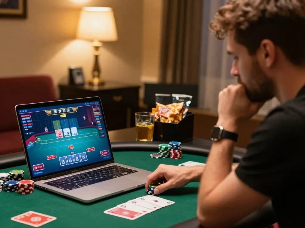 Experience the thrill of LGOGOAL with intense online poker gameplay and strategic moments