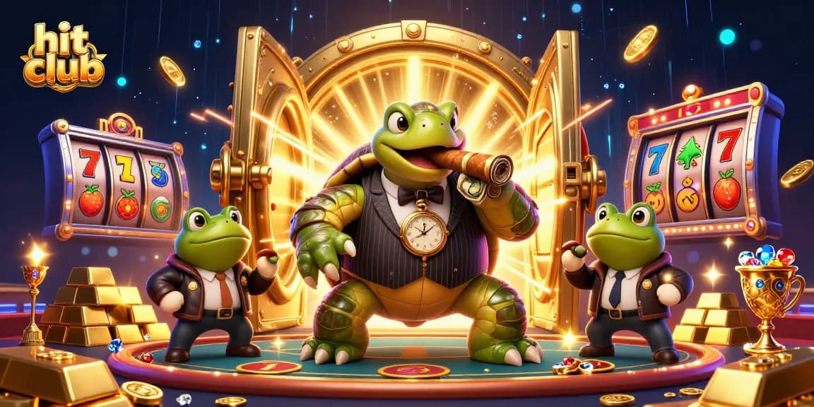 Experience the excitement of hit club with vibrant casino elements and dynamic characters!