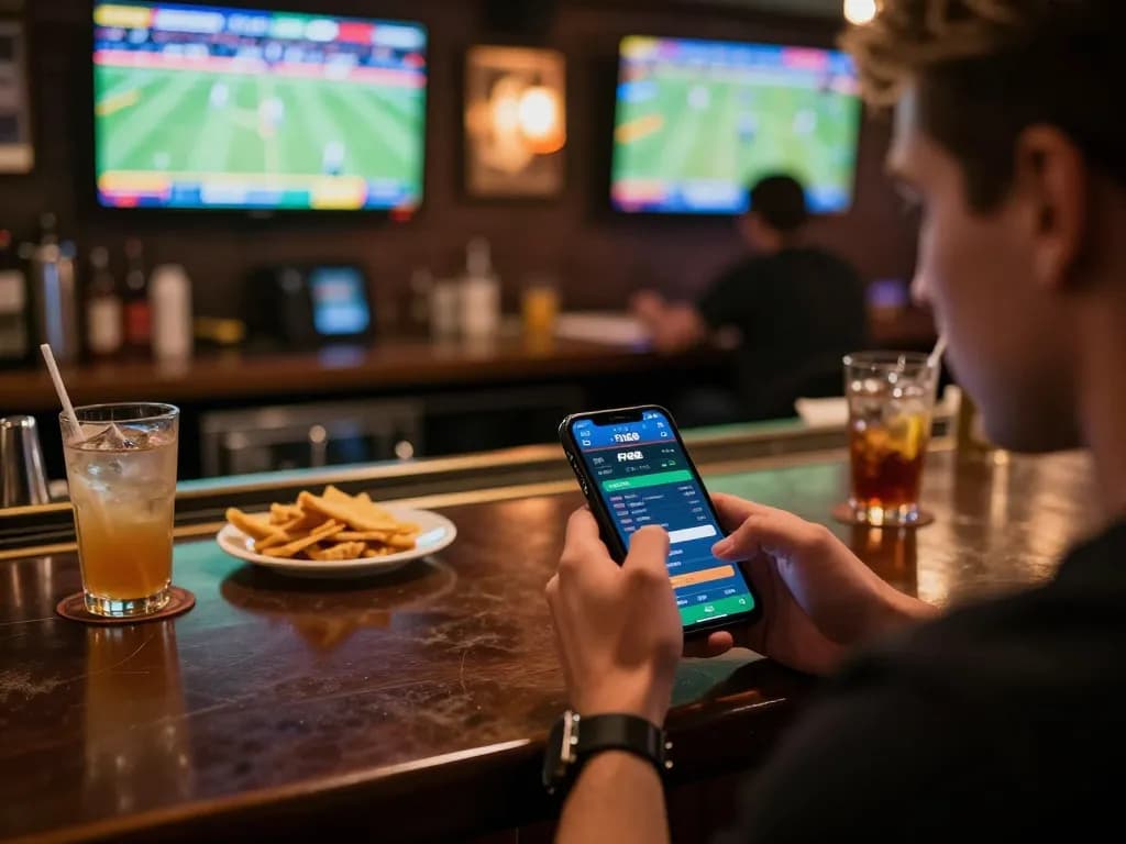 Engaging sports betting experience on the F168 app displayed on a smartphone during a match.
