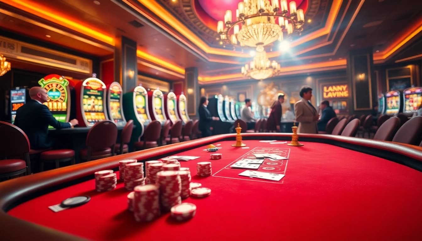 Experience the excitement of gambling at https://bem88.com with vibrant casino tables and engaged players.