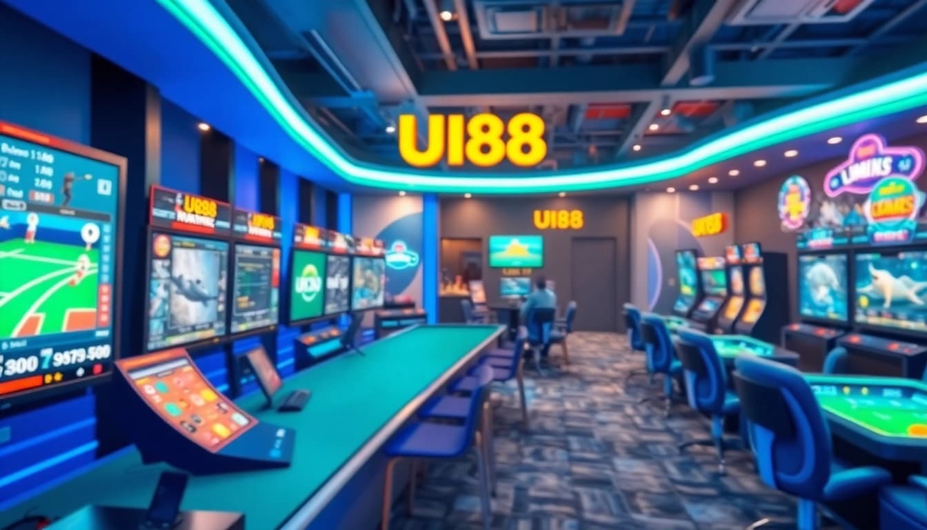 UU88 online gaming interface showcasing diverse betting options and a secure atmosphere.