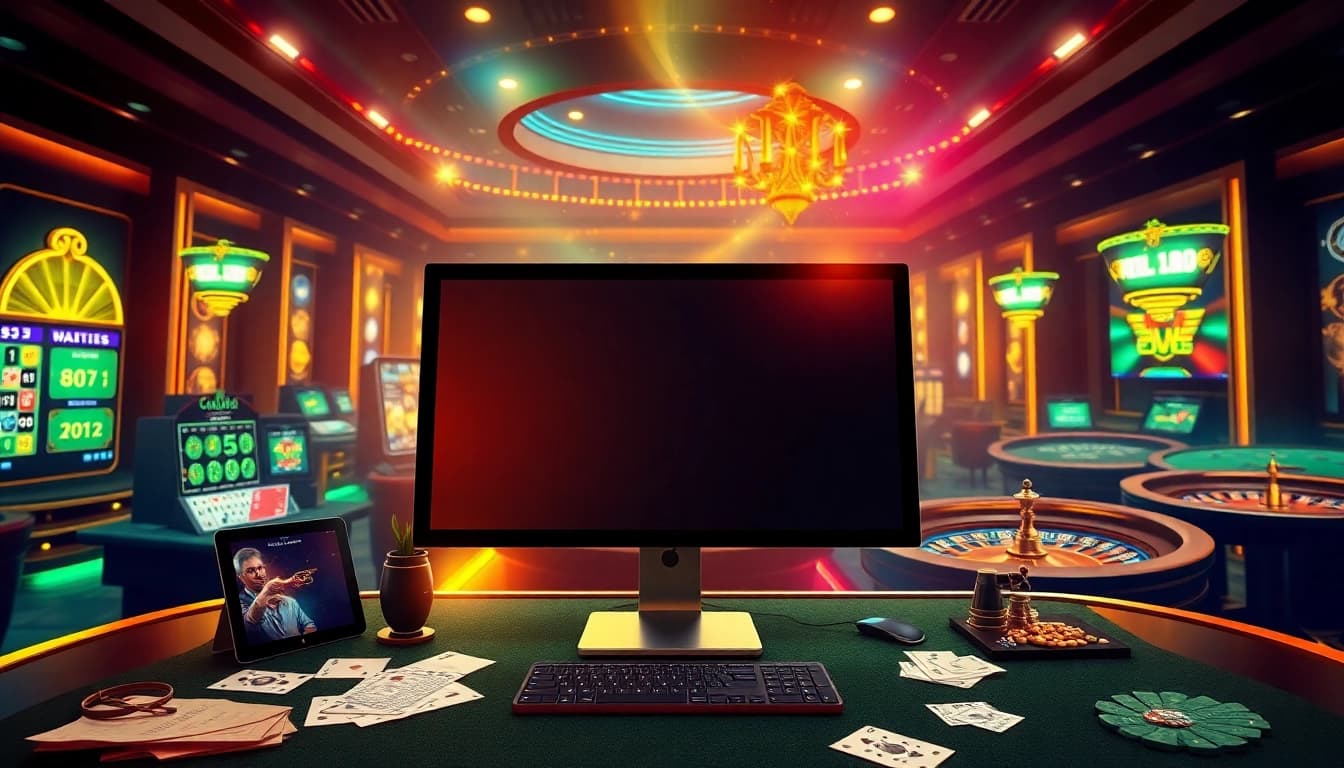 Engage in thrilling online gambling experiences at https://lodetructuyen.co/ with vibrant casino visuals showing games and betting action.