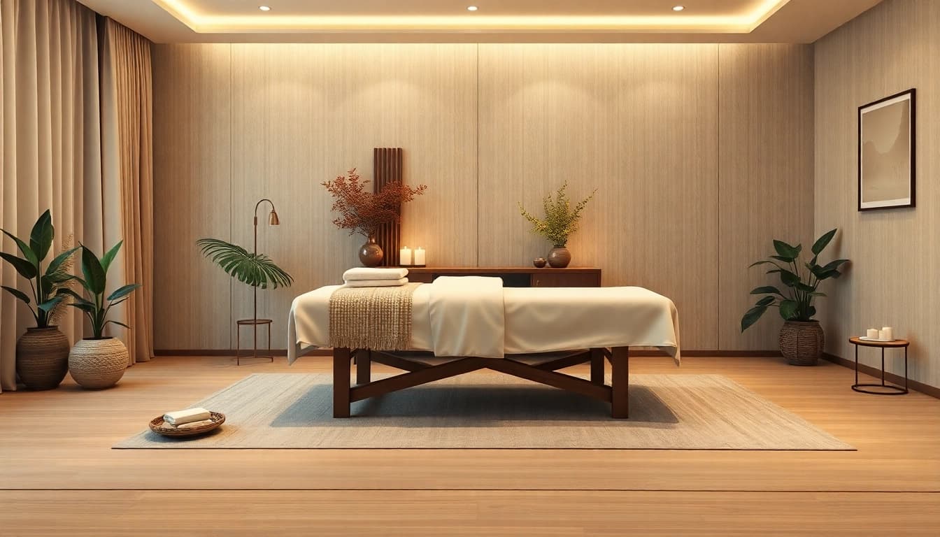Experience peaceful 평택출장마사지 at home with a professional massage setup.