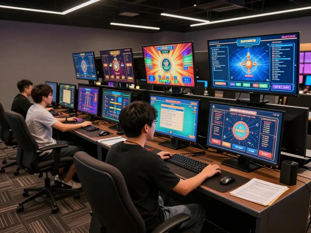 Engaging with advanced online casino platforms at https://f168.sarl/ showcasing vibrant game graphics.