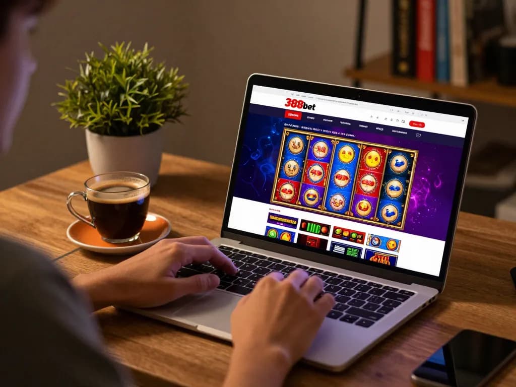 Engaging online gaming experience at 388bet with vibrant slot game display.