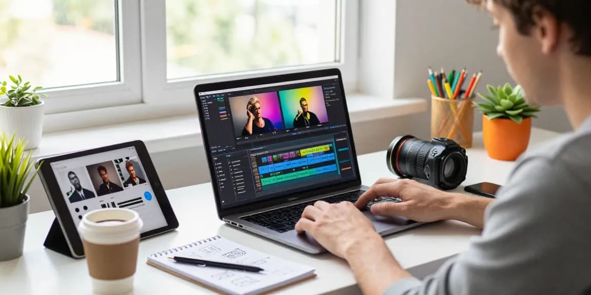 Easily add text to video with creative tools in a modern editing workspace.