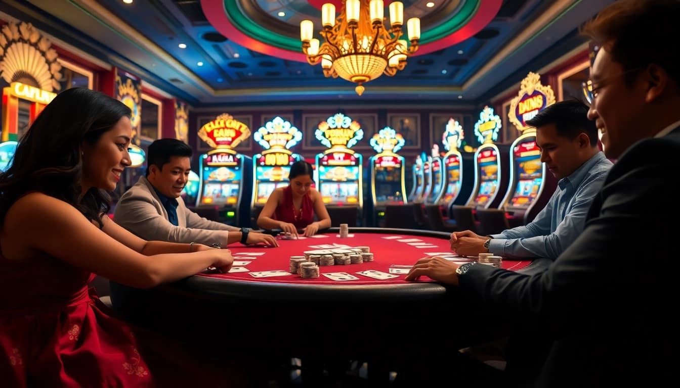 Experience the thrill of betting with link vào lu88 at a high-stakes poker table surrounded by excitement.