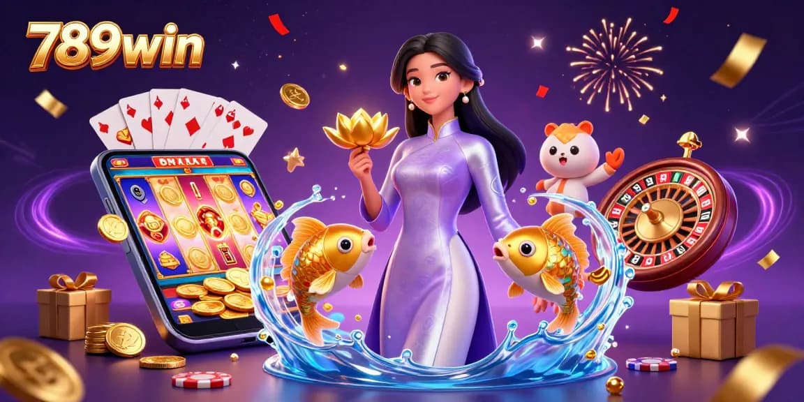 Engage with the exciting 789win gaming experience featuring vibrant casino elements and enchanting visuals.
