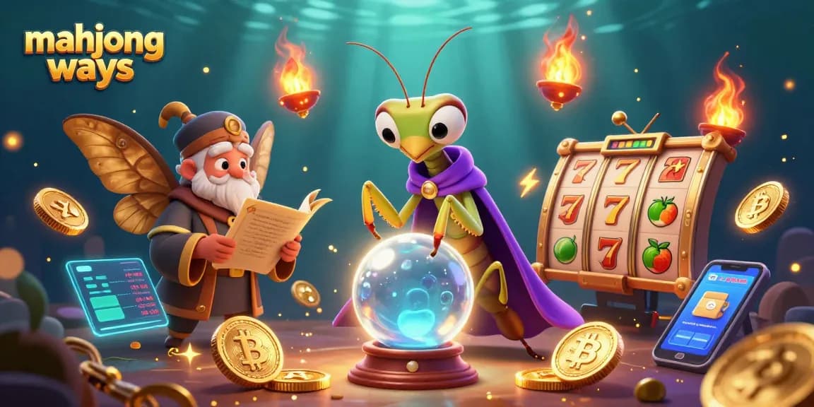 Spin the reels of mahjong ways with a mystical fortune teller and ancient scrolls illuminating jackpot dreams.