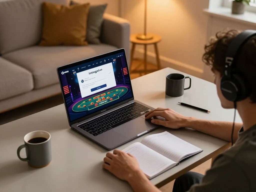 Engaging with the upintogel login screen for thrilling online casino gameplay experience