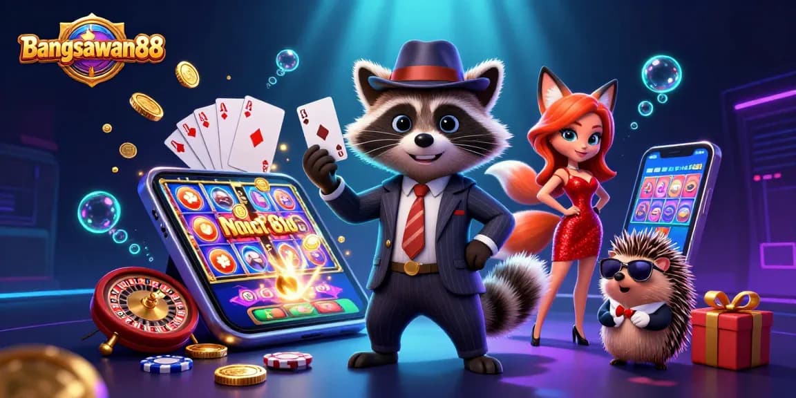 Bangsawan88 transitions players into a thrilling online betting experience with vibrant action and dynamic casino elements.
