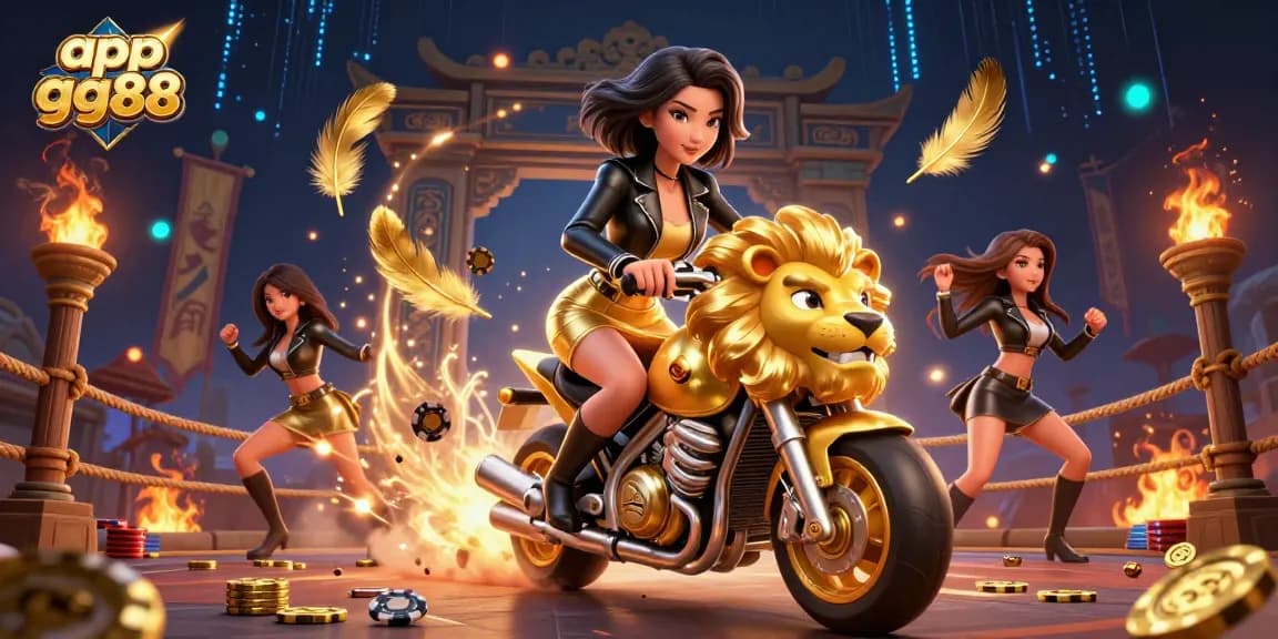 Play exciting games on app gg88, featuring vibrant casino illustrations and engaging characters.