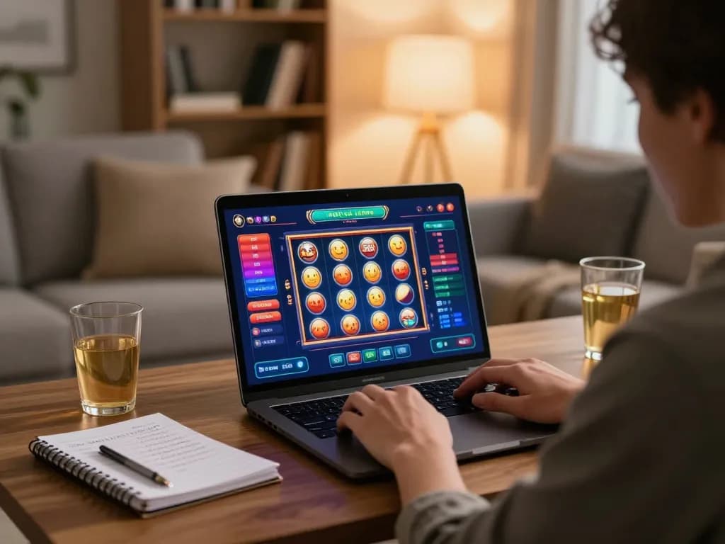 Engage in online casinos accepting credit cards with a cozy home gaming atmosphere and vibrant slot games.