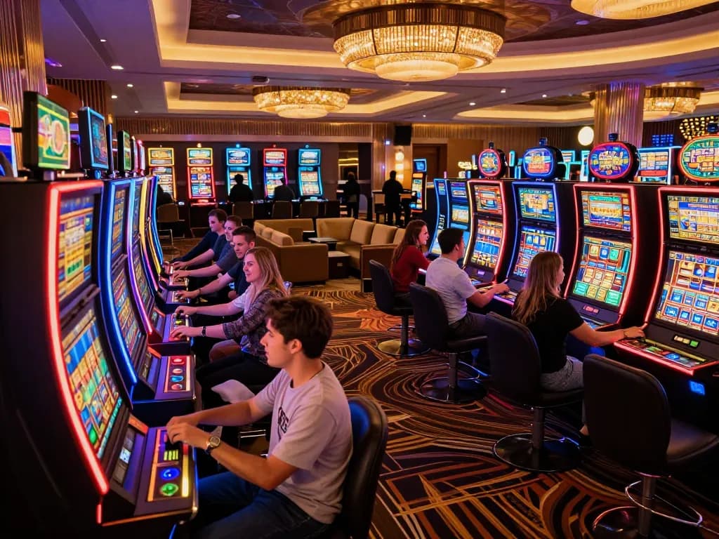 Experience excitement at trang chủ 789win with players engaging at lively slots.