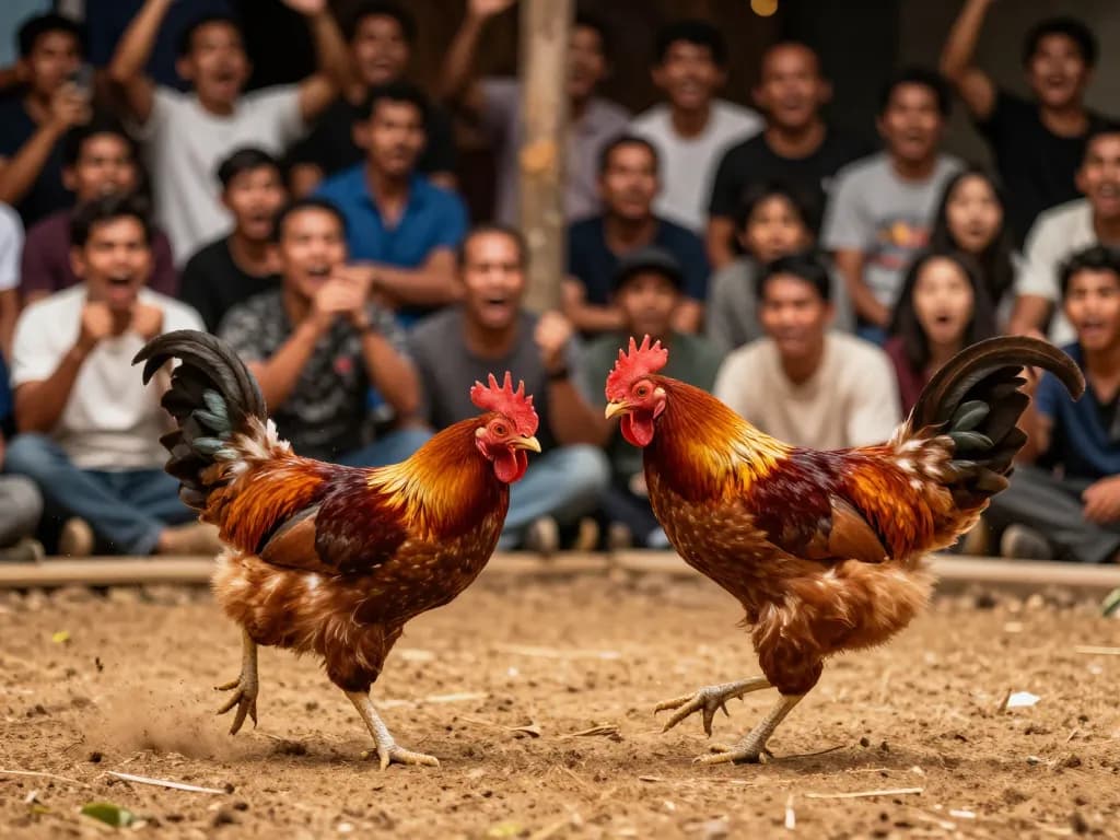 Trải nghiệm cảm giác hồi hộp của đá gà thomo HD trực tiếp với khán giả cổ vũ trong một đấu trường sôi động