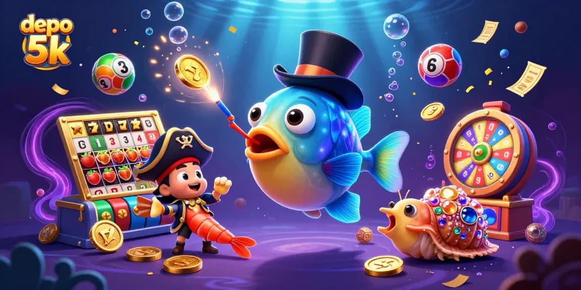 Spin to win with depo 5k! Dive into 3D cartoon adventures in the vibrant slots universe.