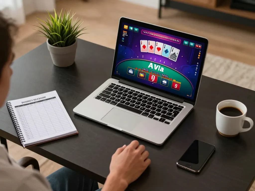 Engaging in a live dealer game at ligasedayu with a stylish online setup.