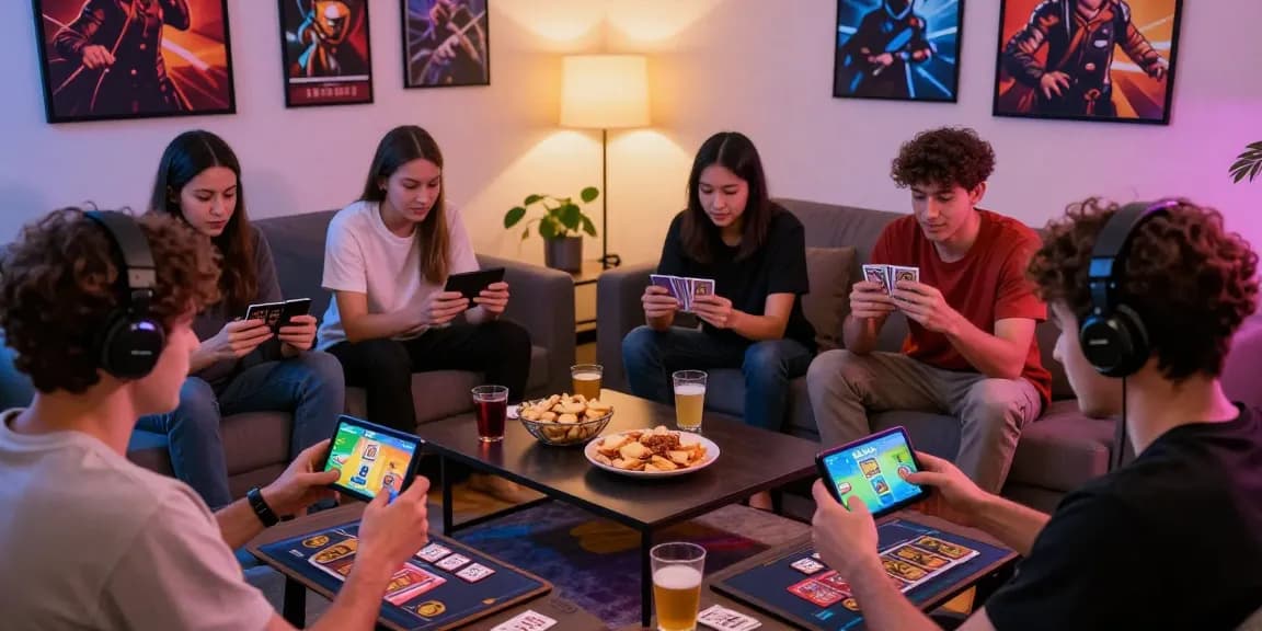 Players enjoying Zowin games online, showcasing competitive card gaming atmosphere.