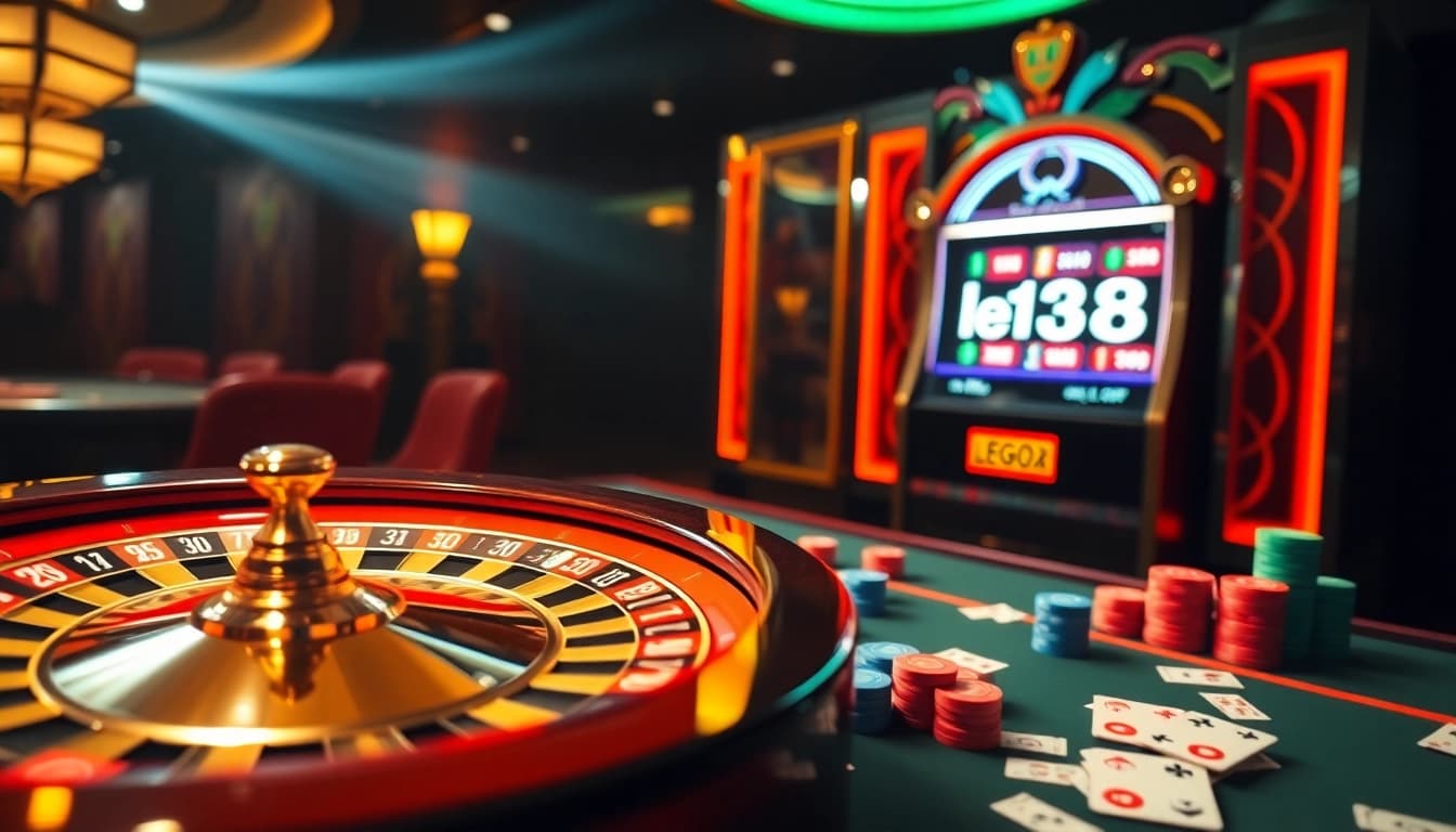 Experience thrilling gameplay at lego138 with vibrant roulette wheels and high-stakes tables.