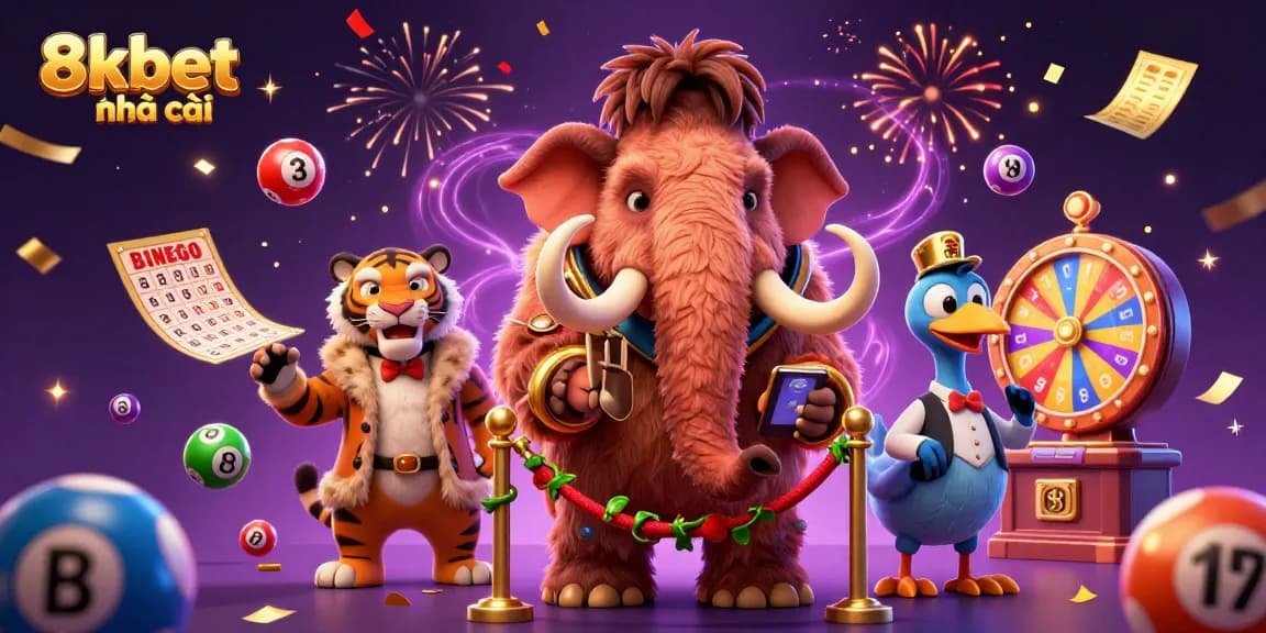 Join the excitement at 8xbet nhà cái with dynamic casino vibes featuring furry characters and lottery fun.