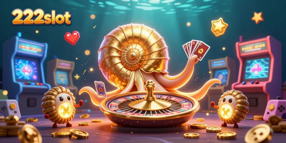 Memenangkan jackpot 222slot dengan mesin slot berwarna cerah dan karakter unik di dunia bawah laut.