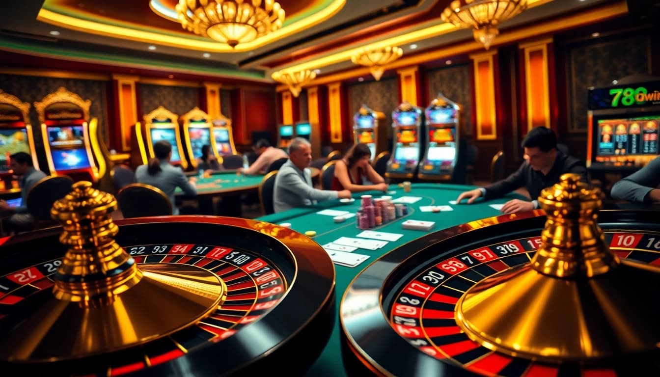 Engage in thrilling poker at nhà cái 789win with colorful chips and a lavish atmosphere.