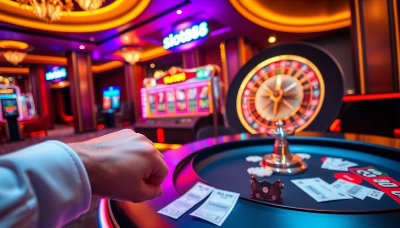 Experience the excitement of winning big with slot888 at a vibrant casino.