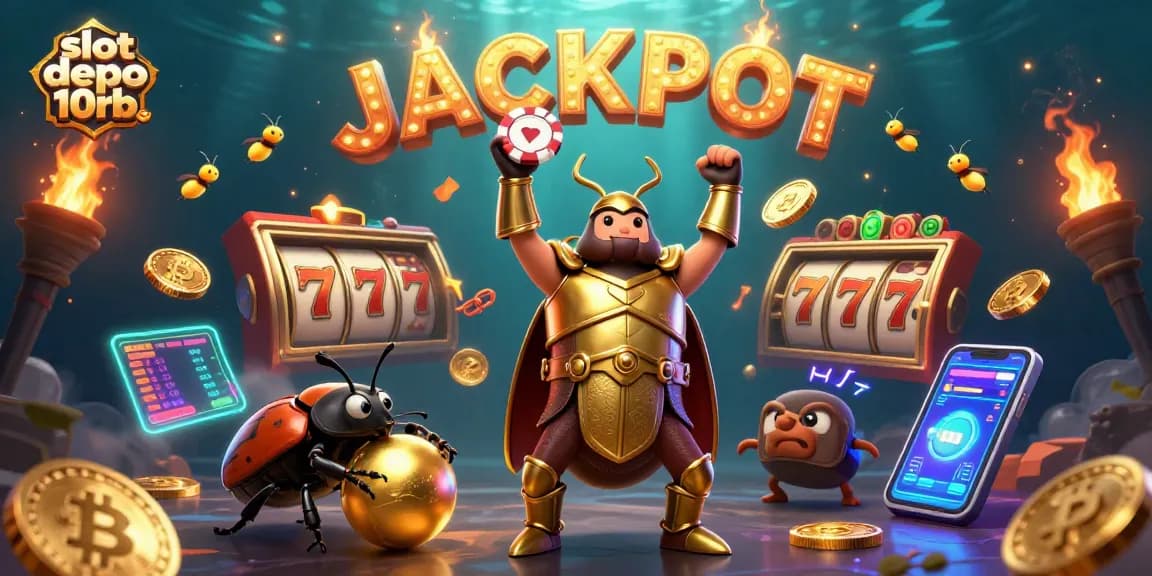 Experience thrilling wins at slot depo 10rb with empowering jackpot imagery and vibrant characters