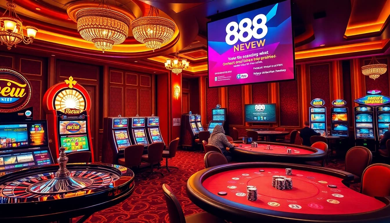 Place bets and enjoy thrilling games at 888NEW, the premier online casino platform.