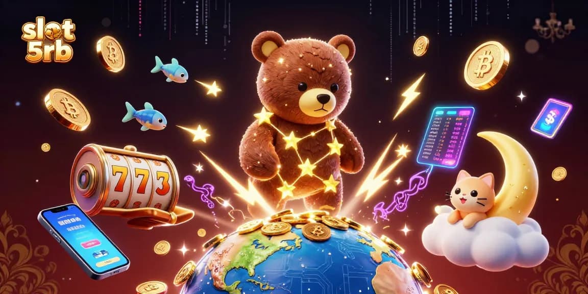 Experience the thrill of slot 5rb gameplay with vibrant characters and rich casino elements.