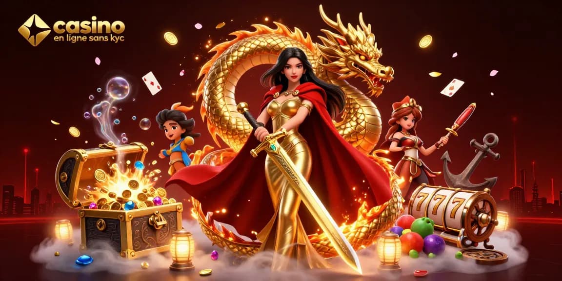 Participez à un jeu passionnant au casino en ligne sans kyc avec des machines à sous vibrantes et des personnages captivants.