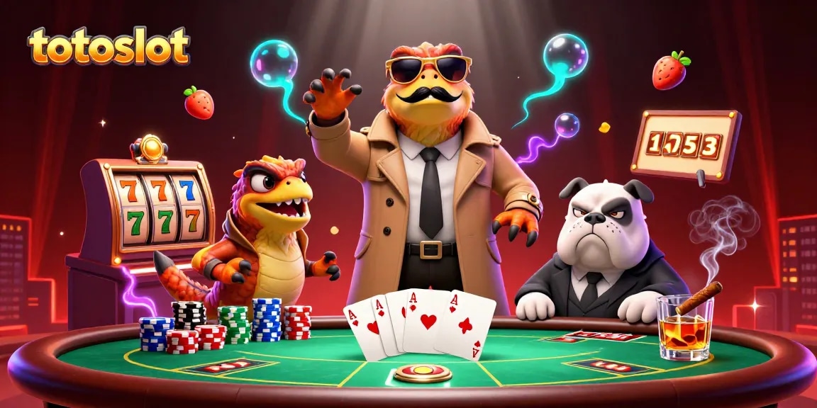 Totoslot is where three raptors hilariously collaborate to gain VIP access in a rich casino scene.