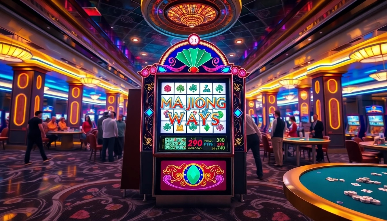 Pengalaman pemain Mahjong Ways slot yang menarik dengan visual yang memukau di kasino mewah.