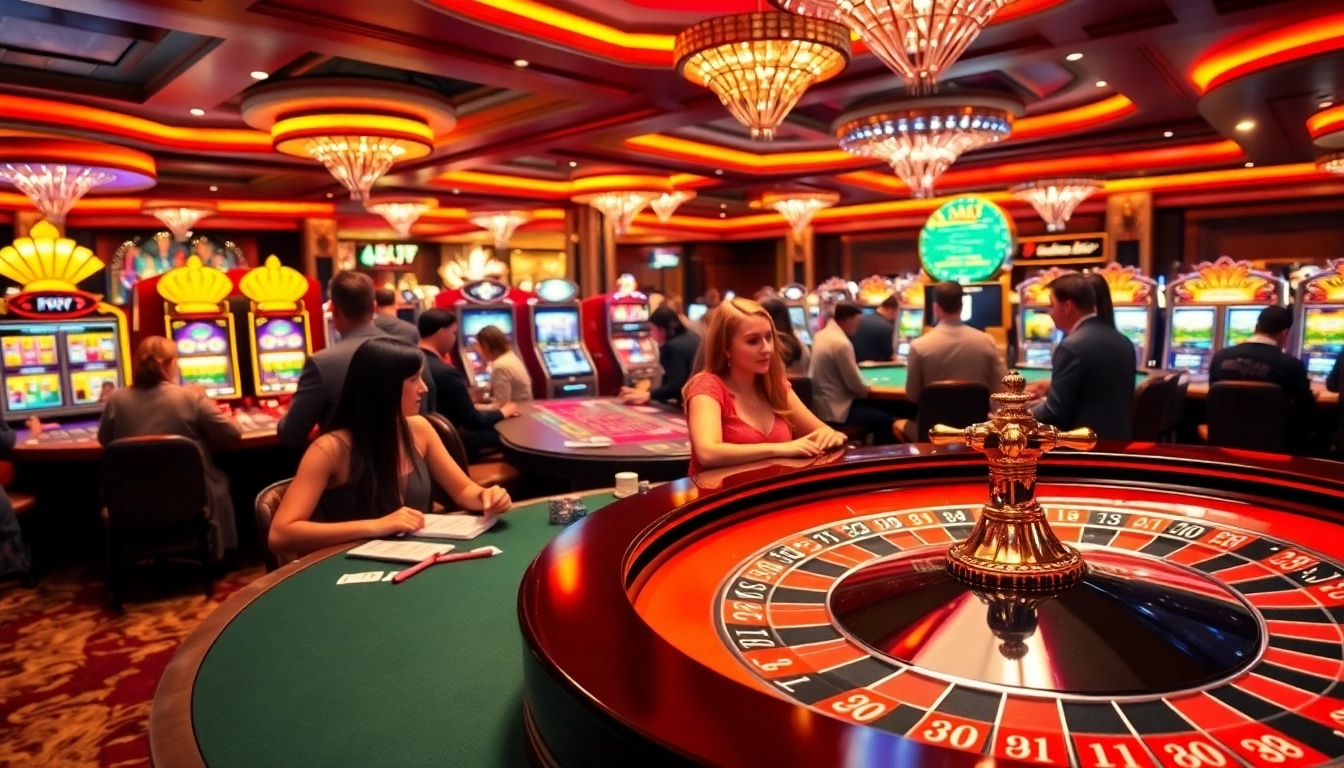Spieler, die leidenschaftlich im Casino spielen, erleben spannende Momente beim Casino spielen.
