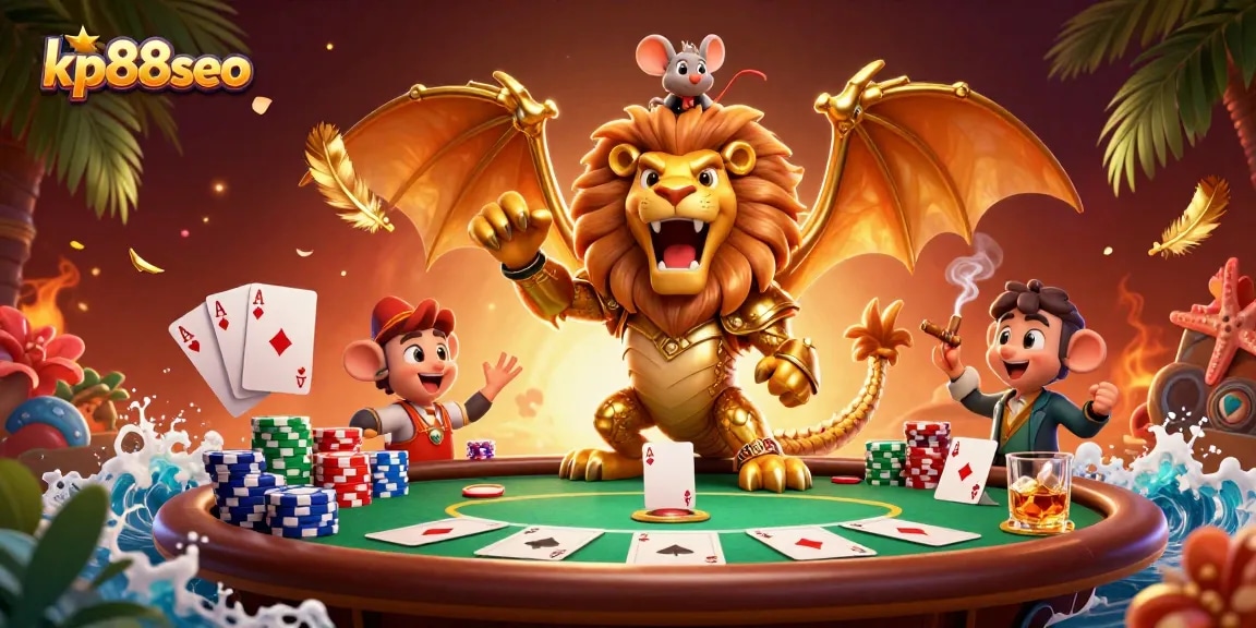 Win big at kp88seo by enjoying an exhilarating poker game with triumphant creatures