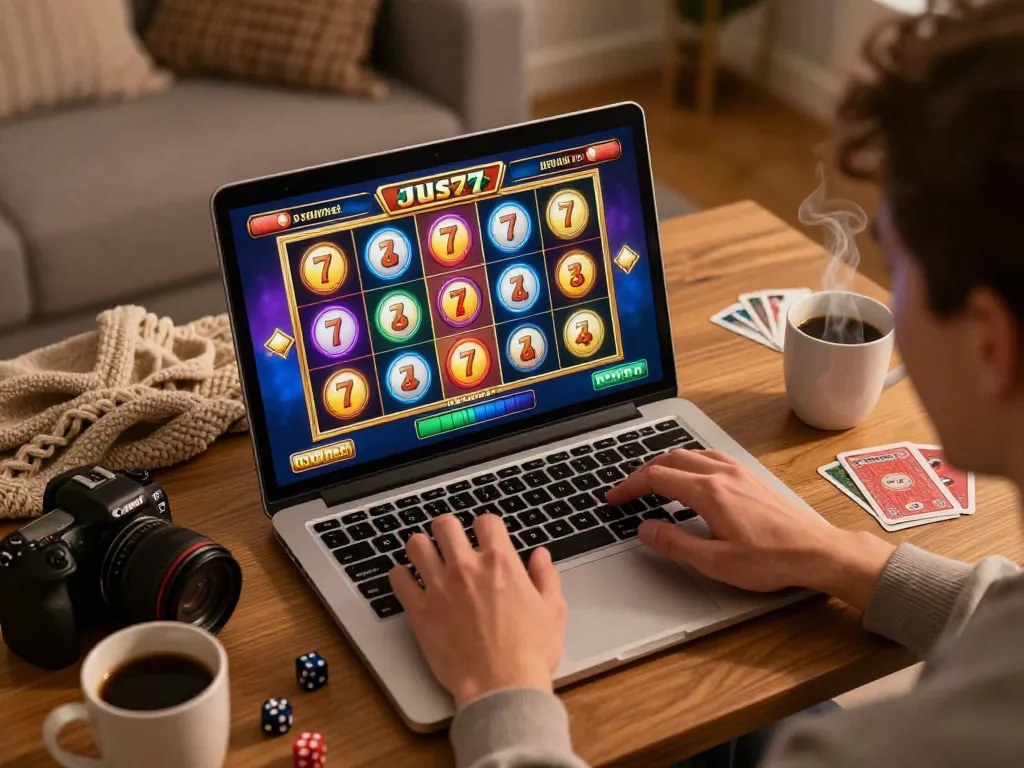 Rasakan gameplay yang menarik di slot Jus77 dengan grafik yang hidup dan gulungan berputar dari suasana rumah yang nyaman.