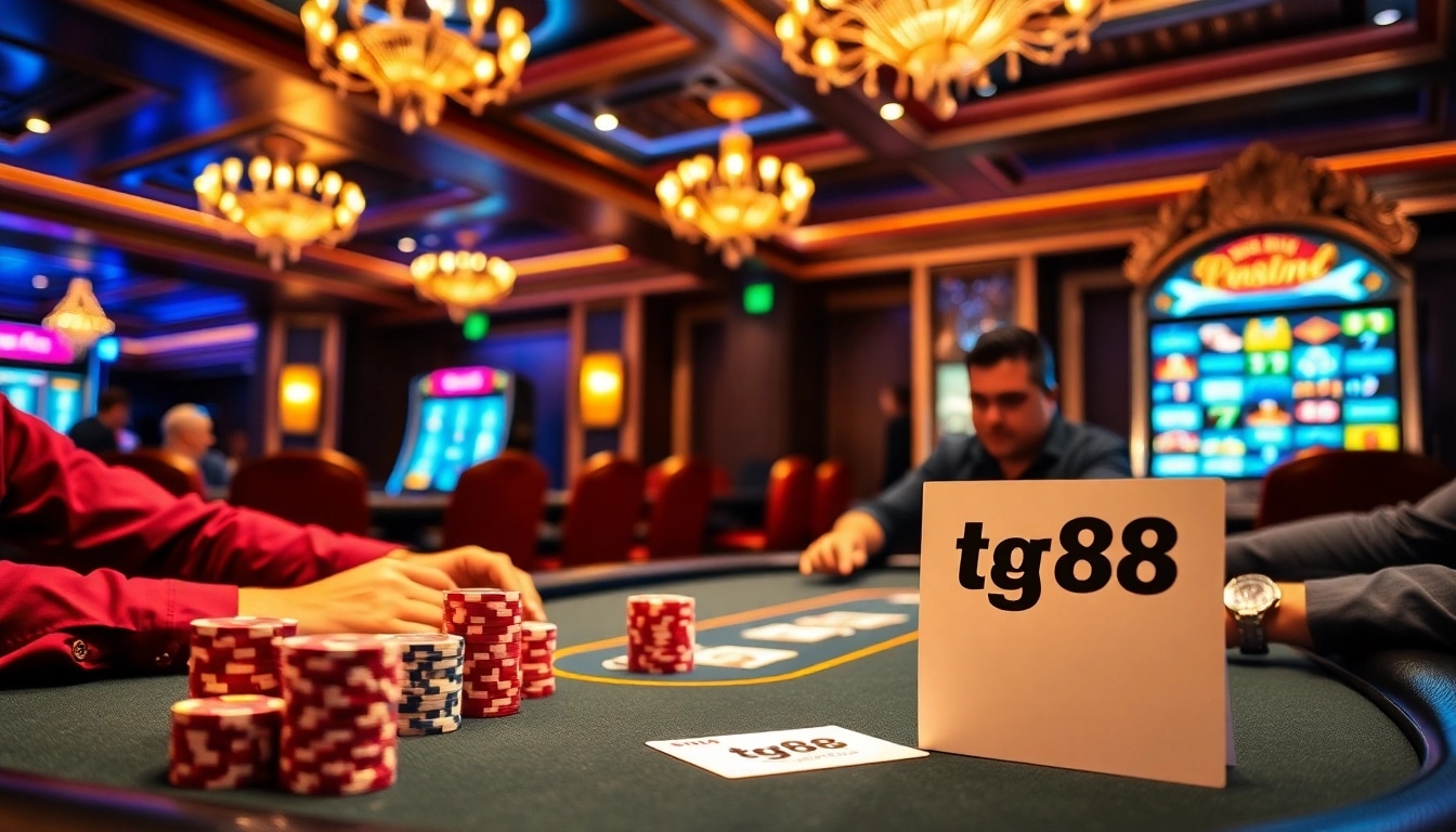 Experience the thrill of poker at tg88 with high-stakes action and vibrant gaming ambiance.