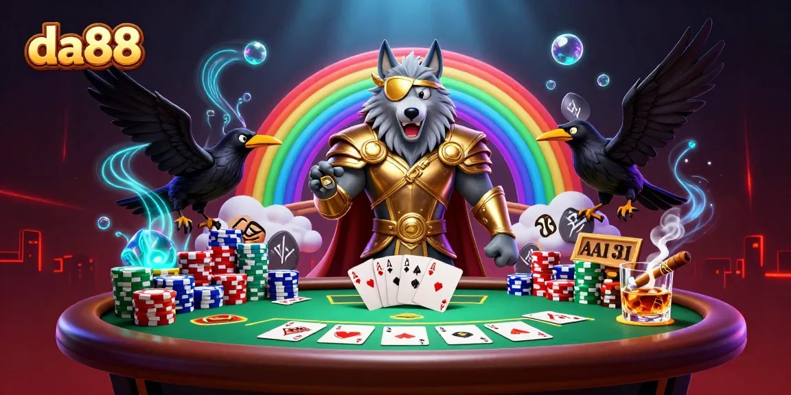 Engage with exciting gaming moments at da88, showcasing vibrant characters and dynamic casino elements.