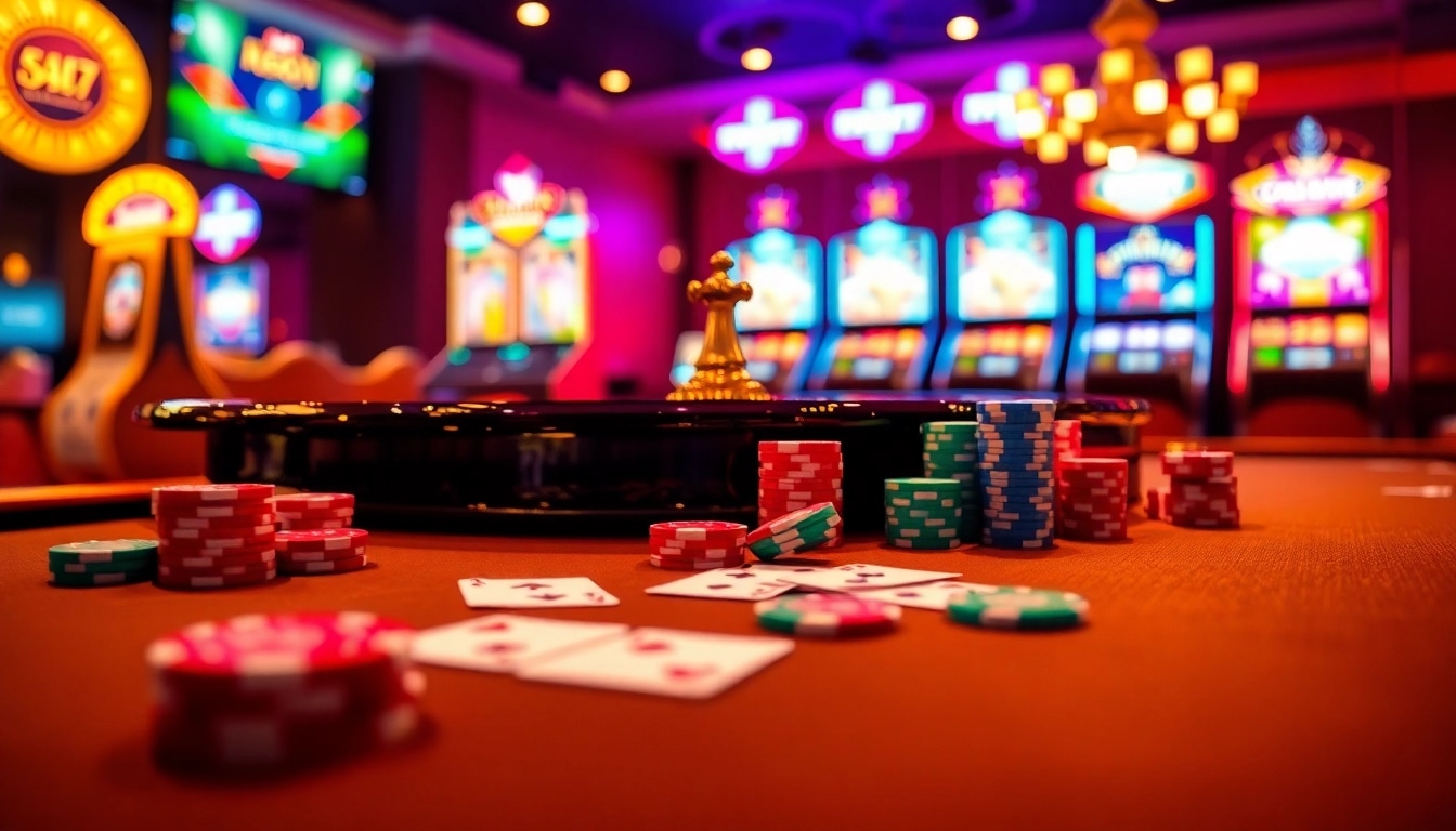 Soi cầu 247 insights showcased in an elegant casino setting with cards and chips.