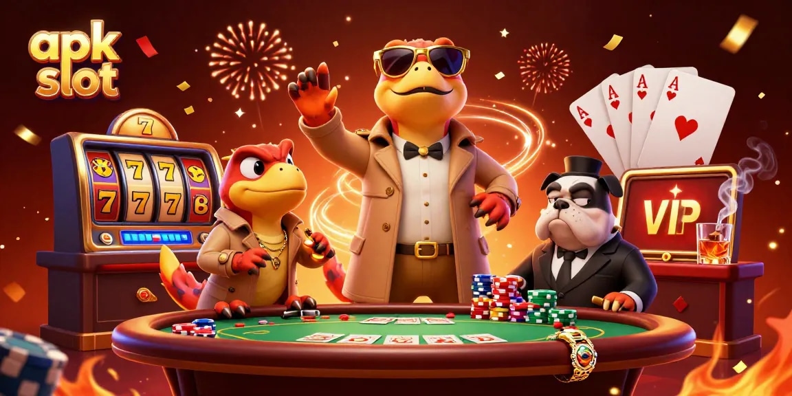 Raih kemenangan dengan apk slot saat merayakan jackpot di kasino virtual.