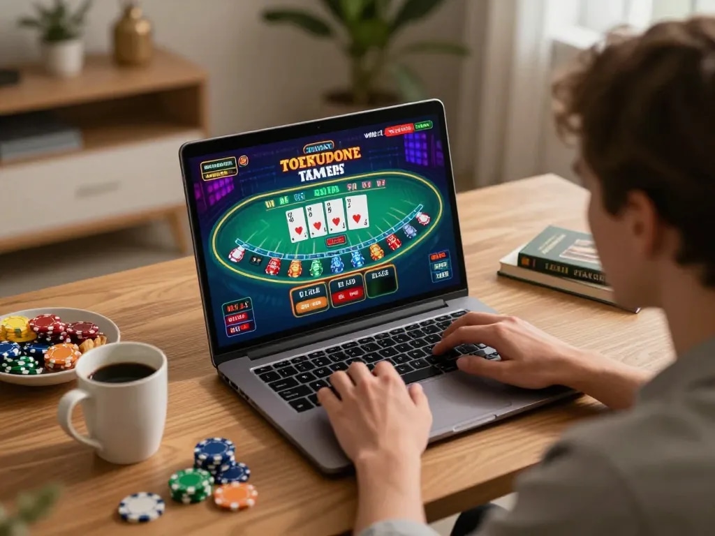 Engaging in a thrilling online blackjack game on gg88, showcasing vibrant visuals and strategic play