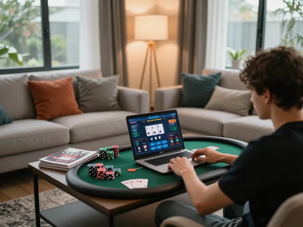 Explore strategies for online poker at SHBET, while enjoying a cozy home gaming atmosphere.
