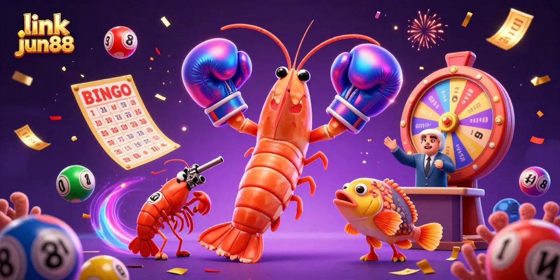 Boost your chances with link jun88's vibrant lottery scene featuring unique characters and exciting gameplay elements.