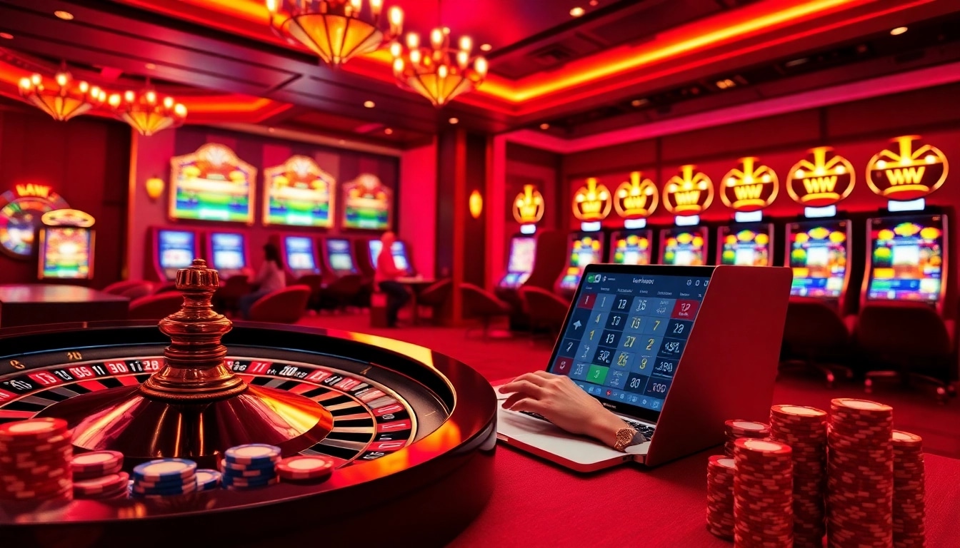 Experience thrilling betting action at https://luck882.co.com/ with vibrant casino visuals.