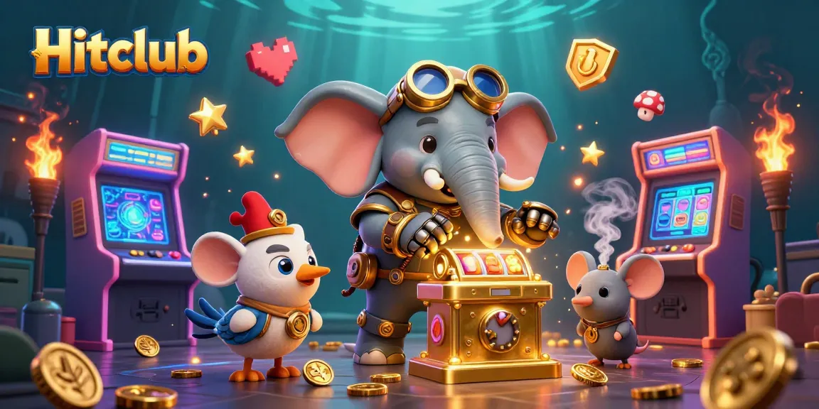Hitclub engages players with thrilling gameplay from a vibrant steampunk-style casino scene.