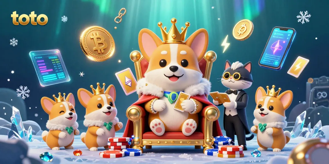 Win big with toto-inspired 3D cartoon illustration showcasing royal casino elements and vibrant gambling themes.