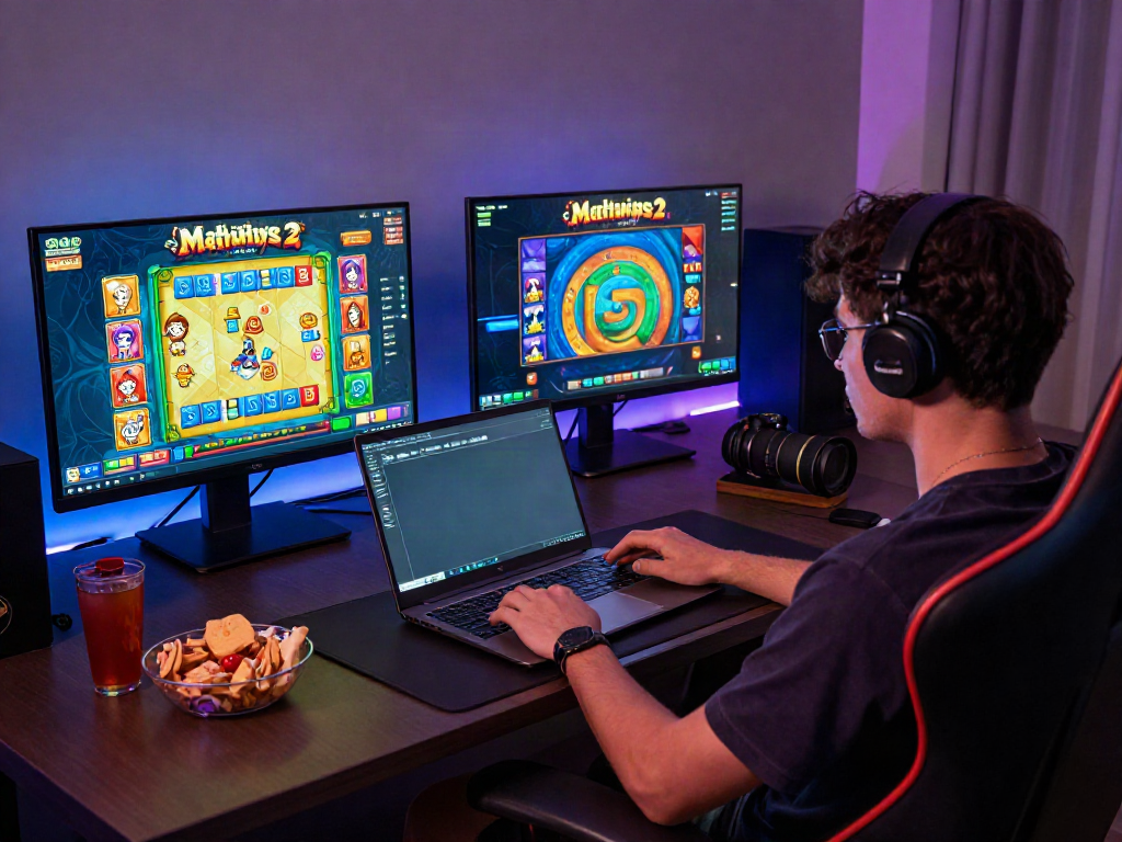 Pengguna bermain Mahjong Slot di MESINMPO dengan antarmuka Mahjong Ways 2.